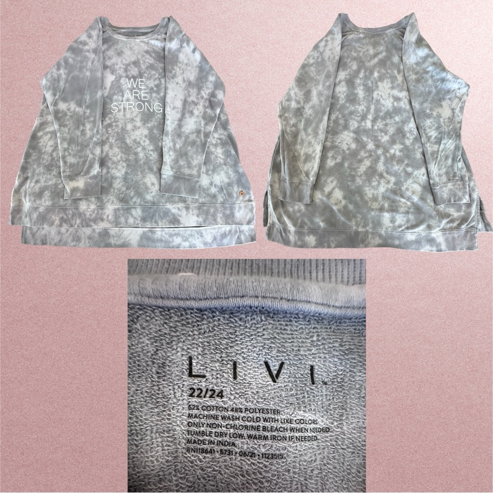 Lane Bryant We Are Strong Livi sweatshirt and sweatpants. - Picture 3 of 7